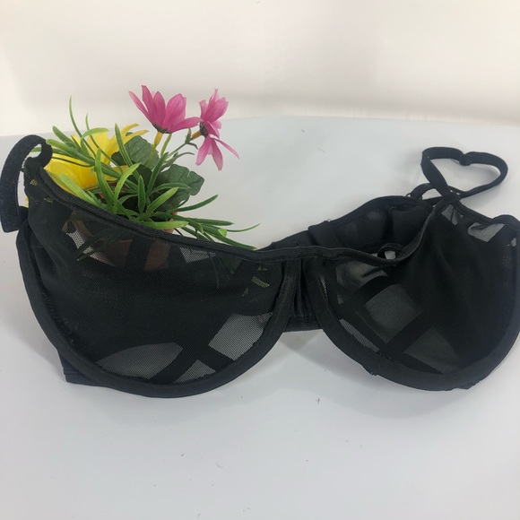 SPELLBOUND BLACK CAGE BRA M/M - Picture 3 of 7